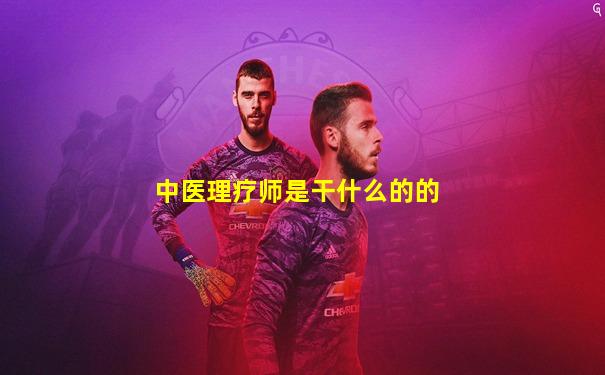 中医理疗师是干什么的的
